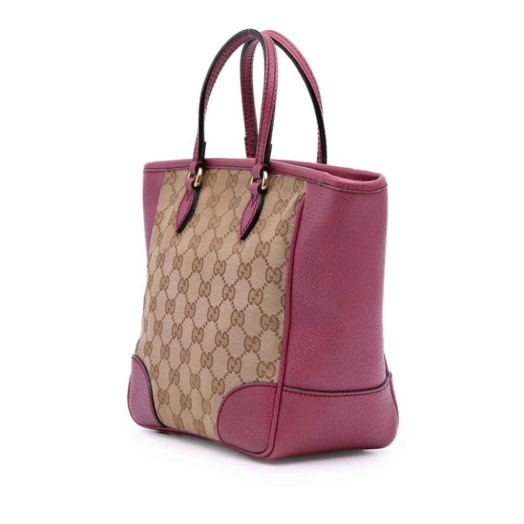 Gucci Small GG Canvas Bree Satchel - Back view