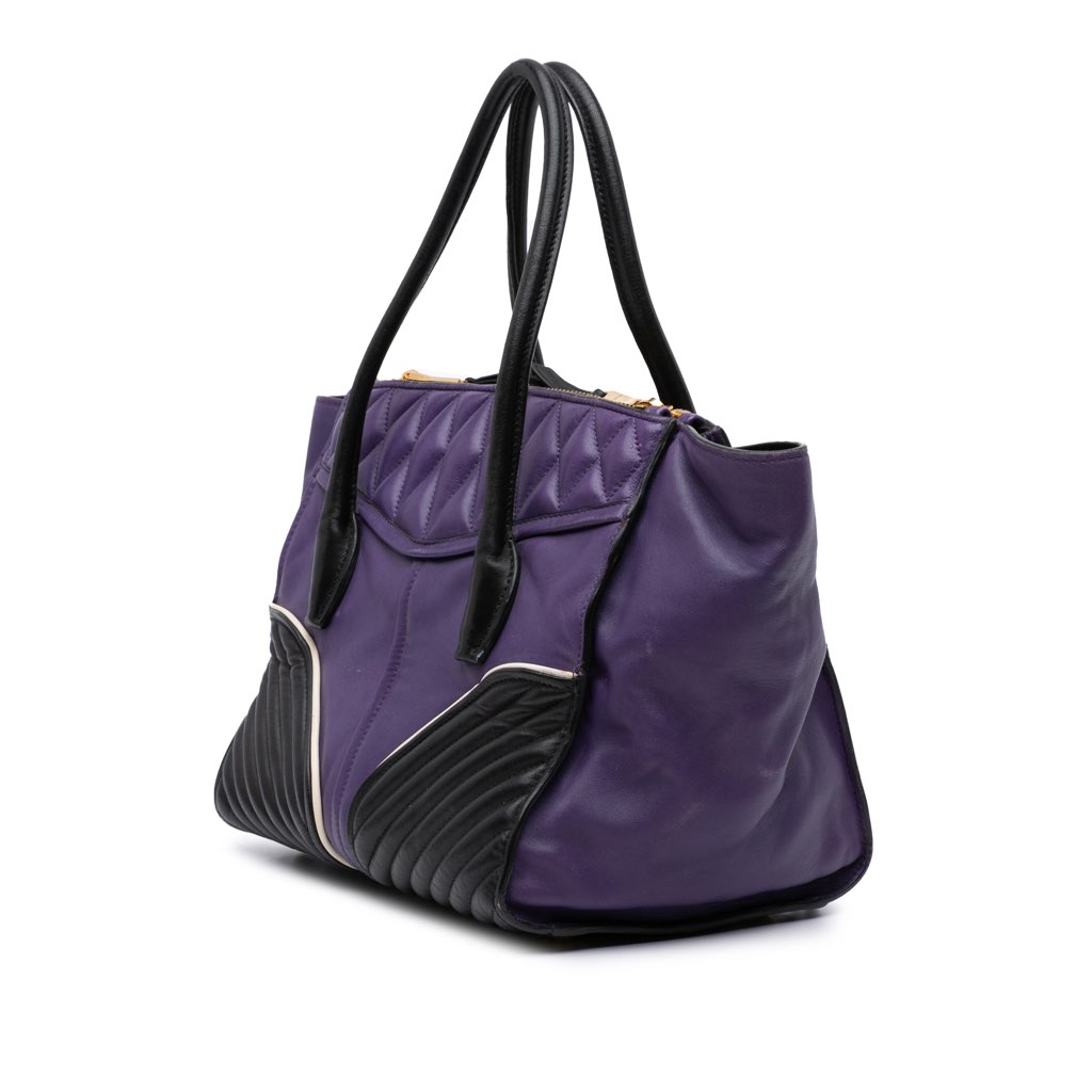 Miu Miu Small Nappa Biker Satchel - 2