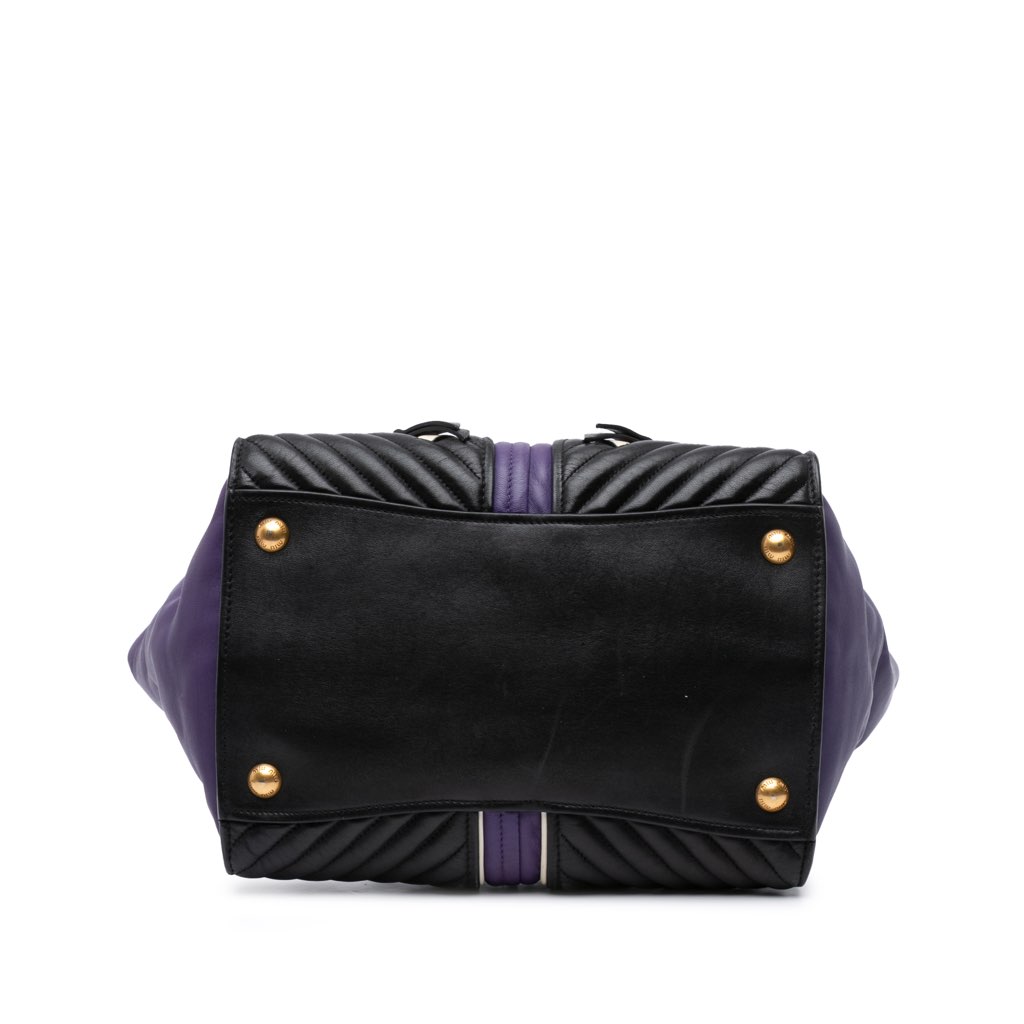 Miu Miu Small Nappa Biker Satchel - 3