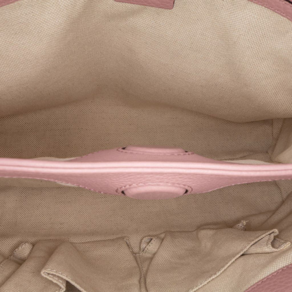 Gucci Small Calfskin Bamboo Shopper Satchel - 4