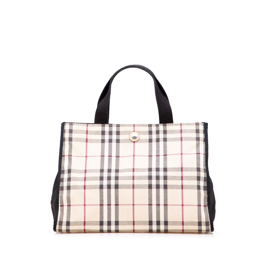 Burberry House Check Canvas Tote