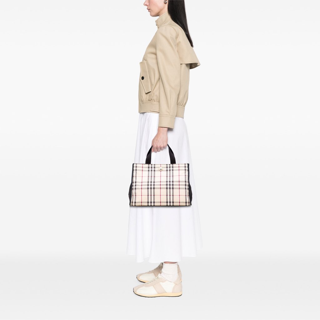 Burberry House Check Canvas Tote - Image 14