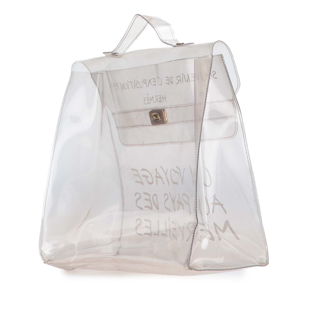 Hermès Vinyl Souvenir De L Exposition Kelly Handbag - 2