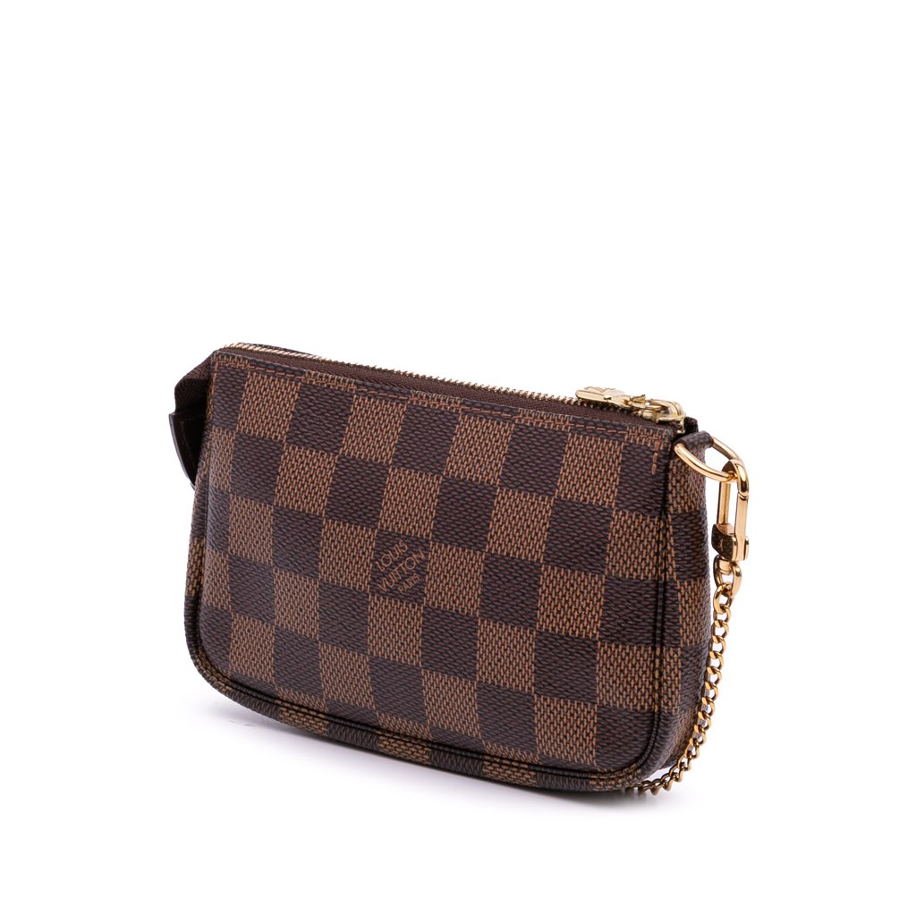 Louis Vuitton Damier Ebene Mini Pochette Accessoires - Back view