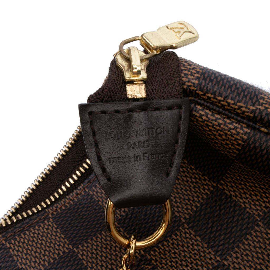 Louis Vuitton Damier Ebene Mini Pochette Accessoires - Side view