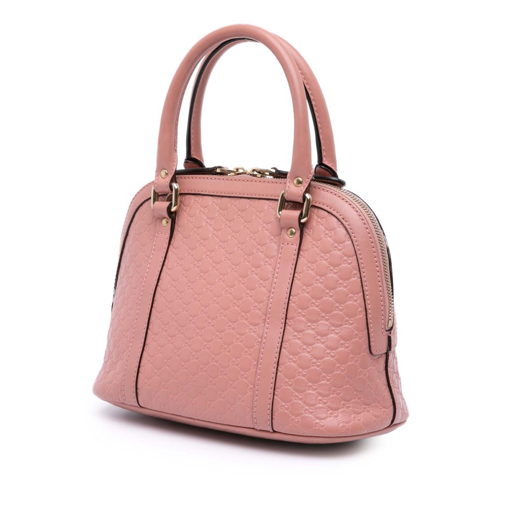 Gucci Mini Microguccissima Dome Satchel - Back view