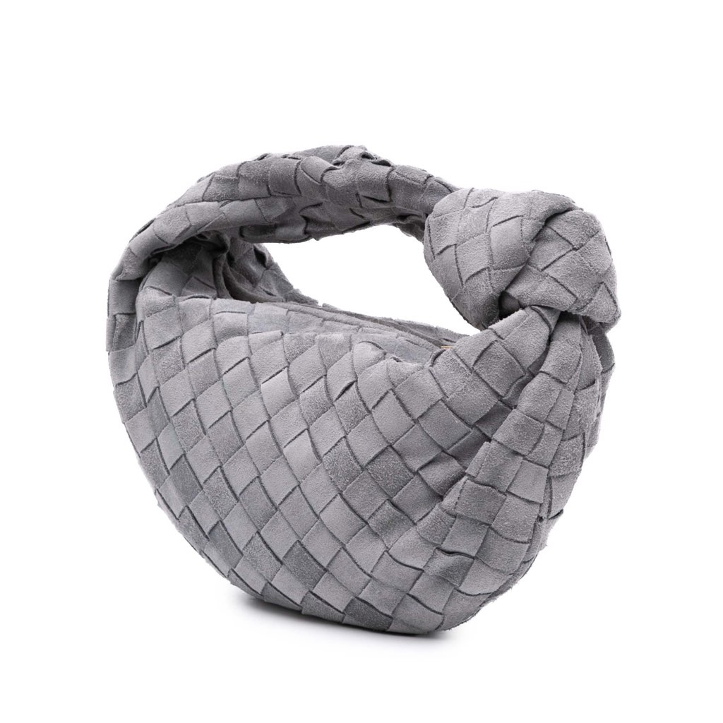 Bottega Veneta Mini Suede Intrecciato Jodie - 2