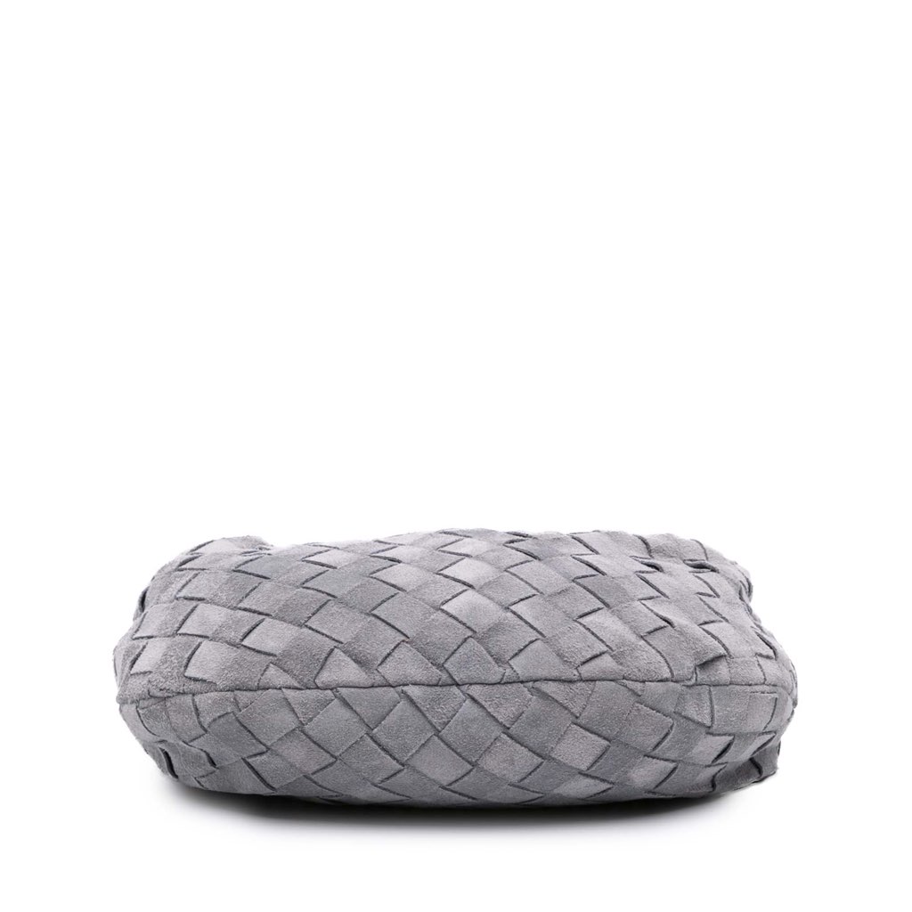Bottega Veneta Mini Suede Intrecciato Jodie - 3