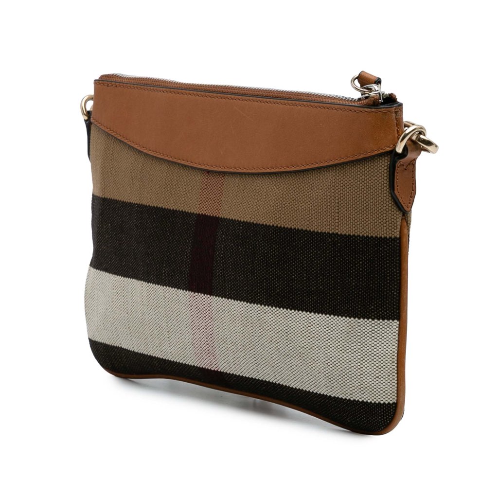 Burberry Mega Check Canvas Peyton Crossbody - Back view