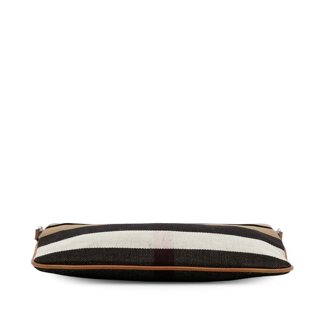 Burberry Mega Check Canvas Peyton Crossbody - Image 6