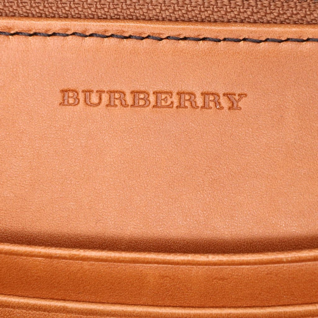 Burberry Mega Check Canvas Peyton Crossbody - Side view