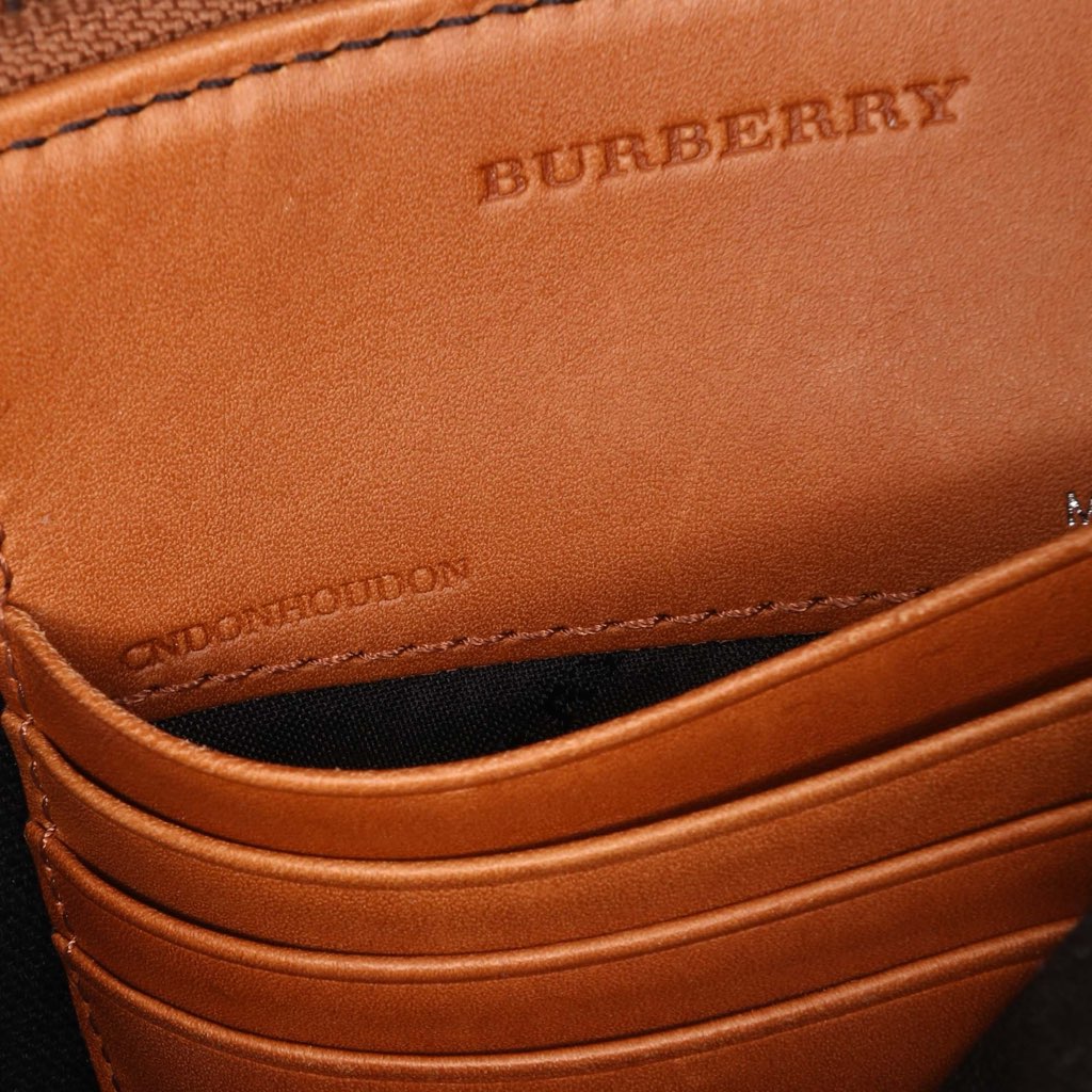 Burberry Mega Check Canvas Peyton Crossbody - Detail 1