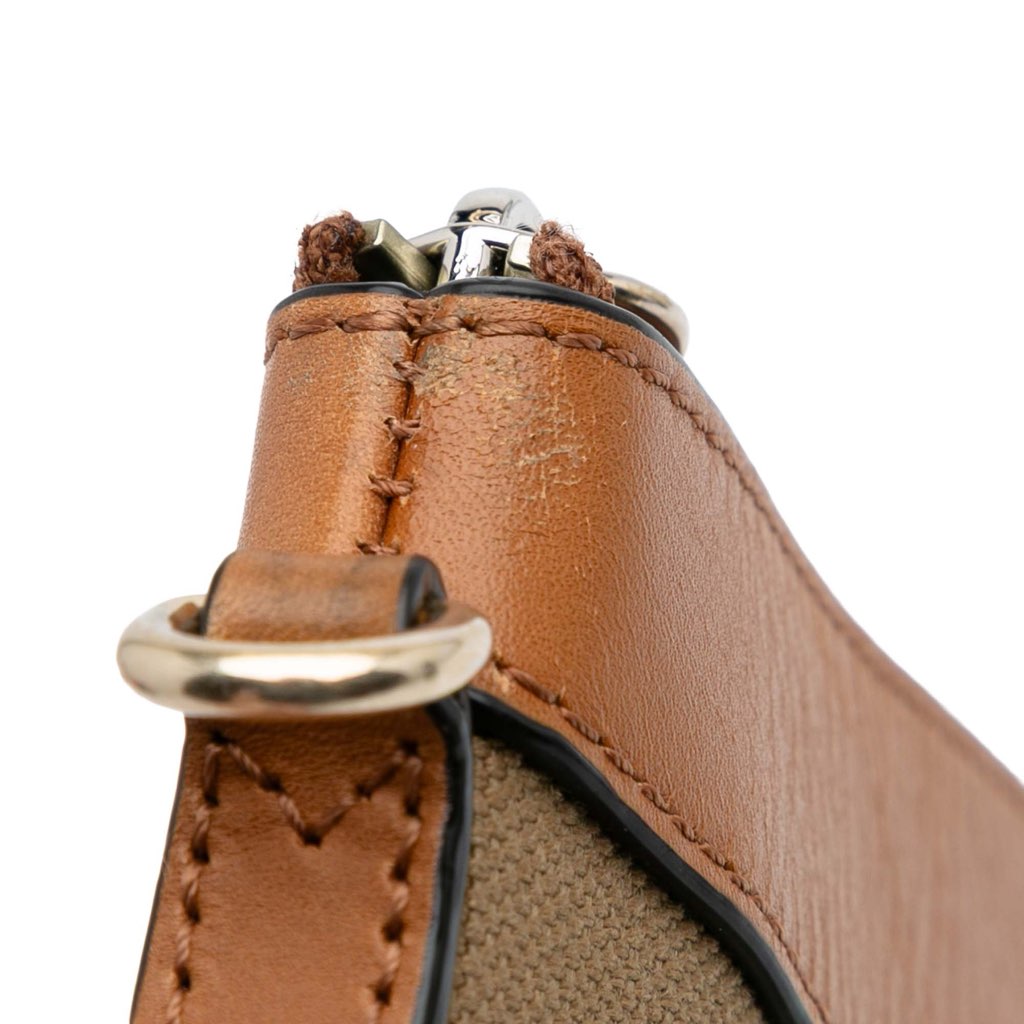 Burberry Mega Check Canvas Peyton Crossbody - Image 11