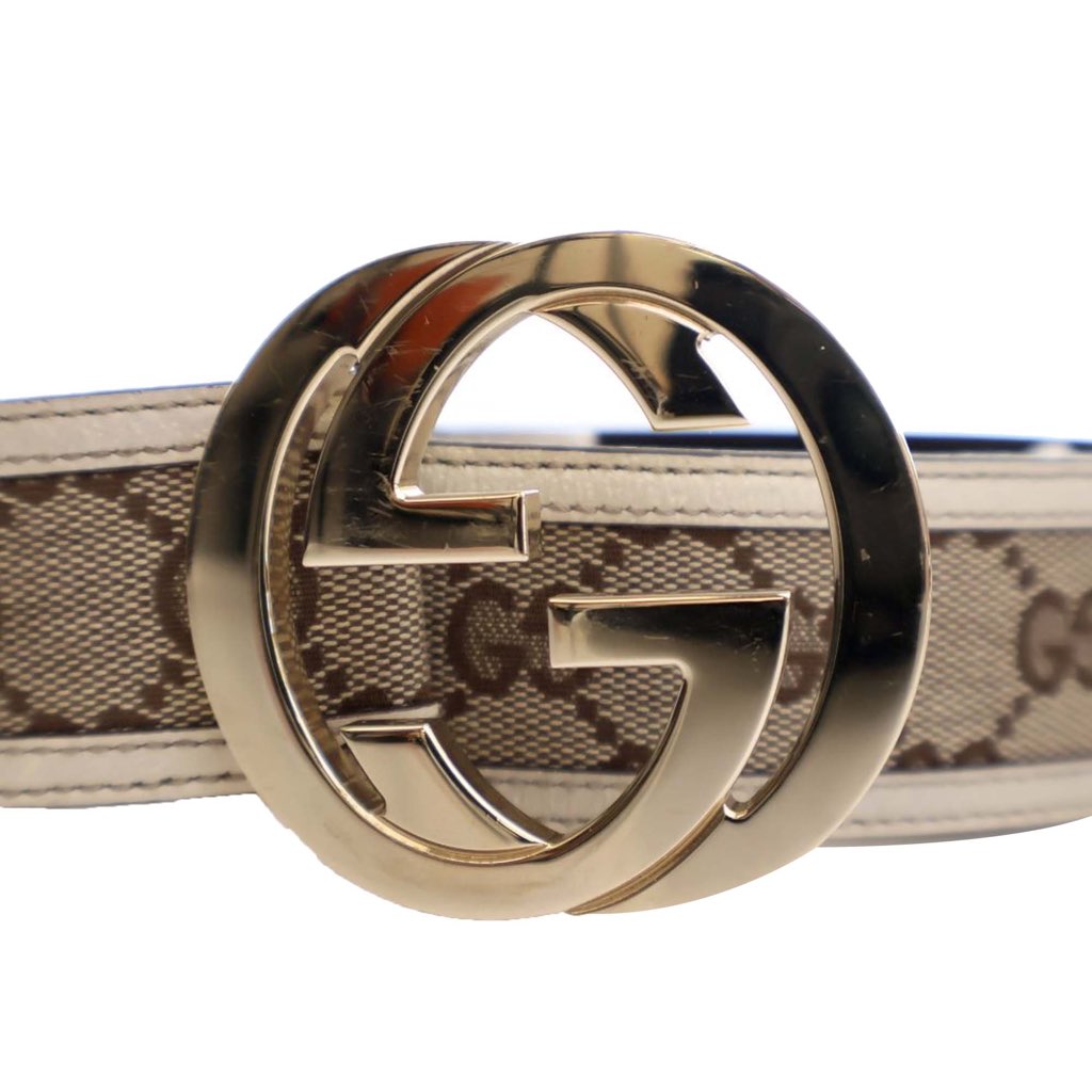 Gucci GG Canvas Interlocking G Belt - 4