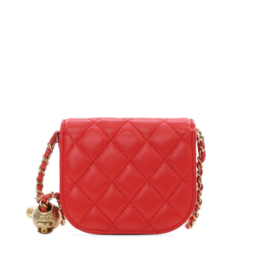 Chanel Quilted Lambskin Pearl Crush Waist Bag - 2