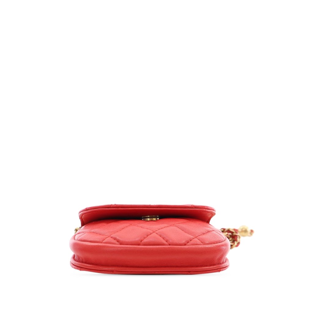 Chanel Quilted Lambskin Pearl Crush Waist Bag - 3