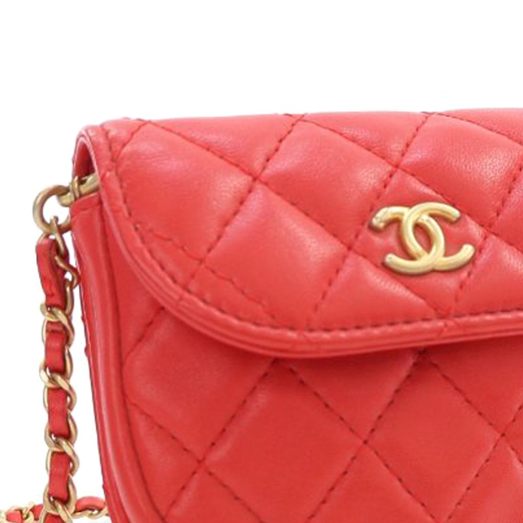 Chanel Quilted Lambskin Pearl Crush Waist Bag - 5