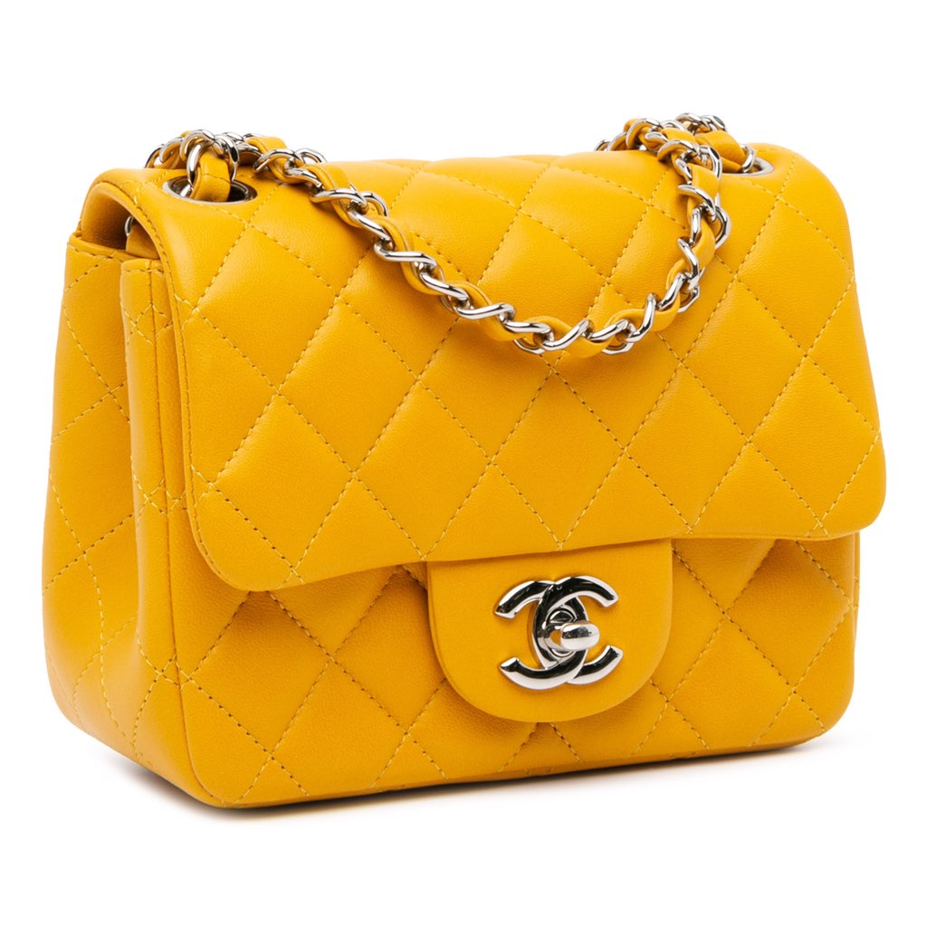 Chanel Mini Square Classic Lambskin Single Flap - 2