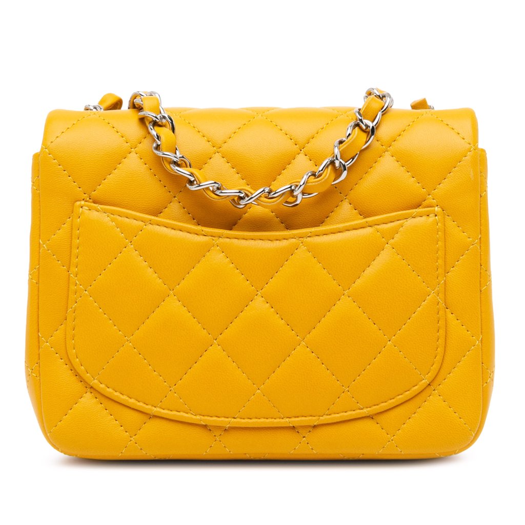 Chanel Mini Square Classic Lambskin Single Flap - 3