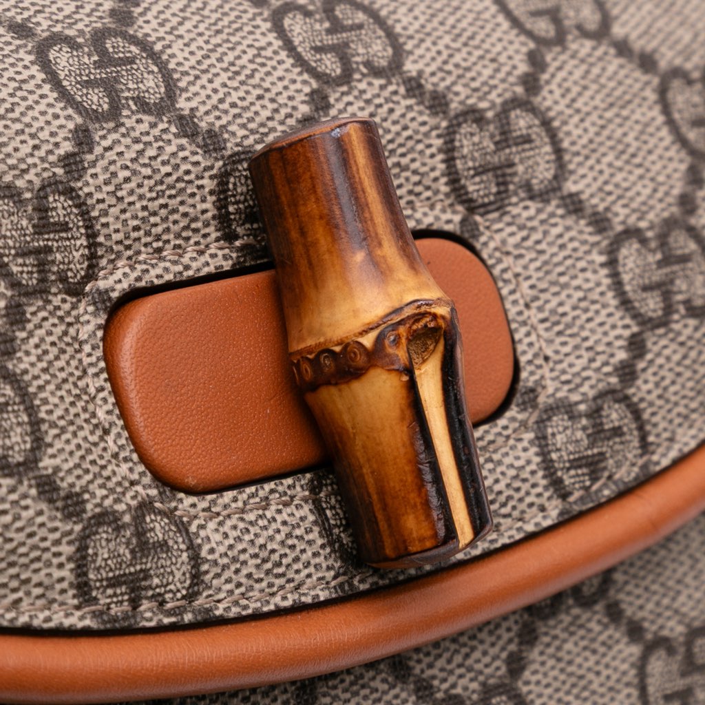 Gucci Mini GG Supreme Web Bamboo 1947 Belt Bag - Detail 2