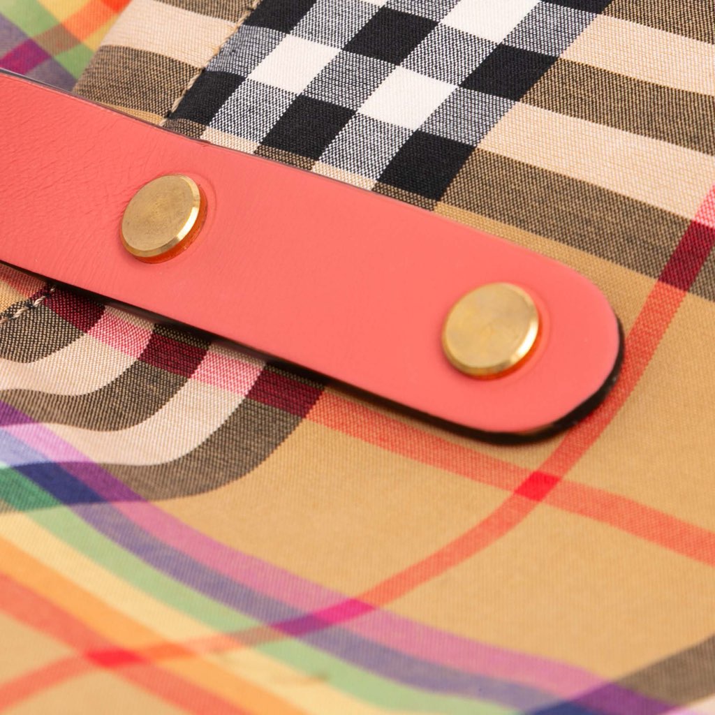 Burberry House Check Canvas Rainbow Tote - Detail 2