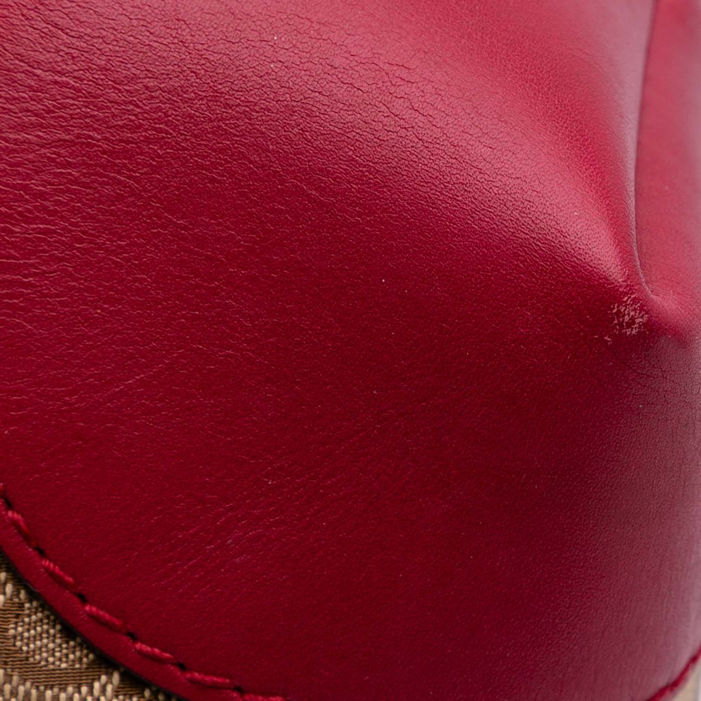 Gucci GG Canvas Heart Bit Satchel - Image 13