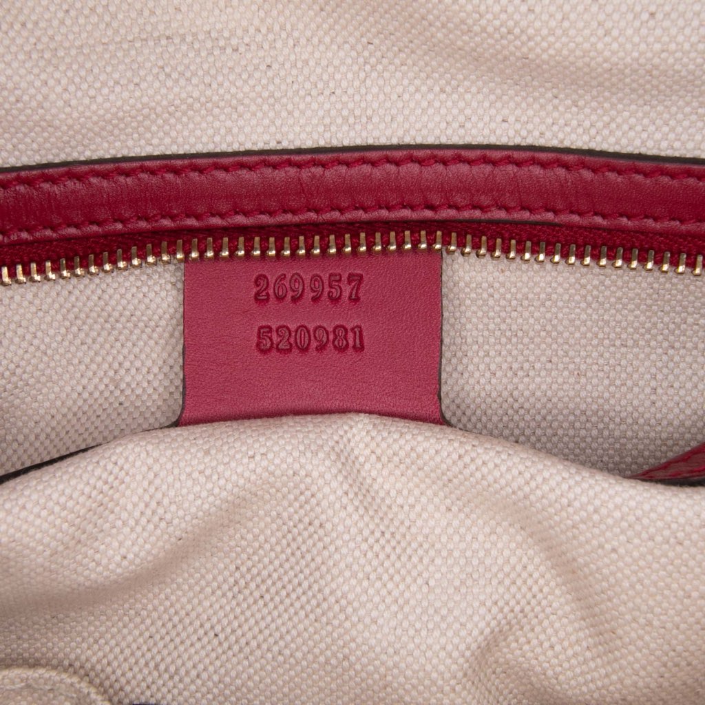 Gucci GG Canvas Heart Bit Satchel - Detail 1