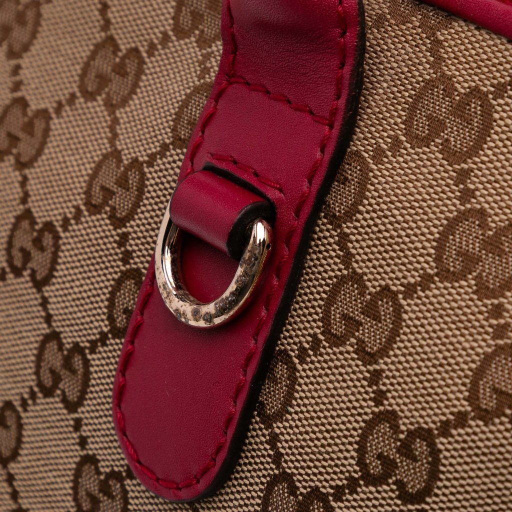 Gucci GG Canvas Heart Bit Satchel - Image 11