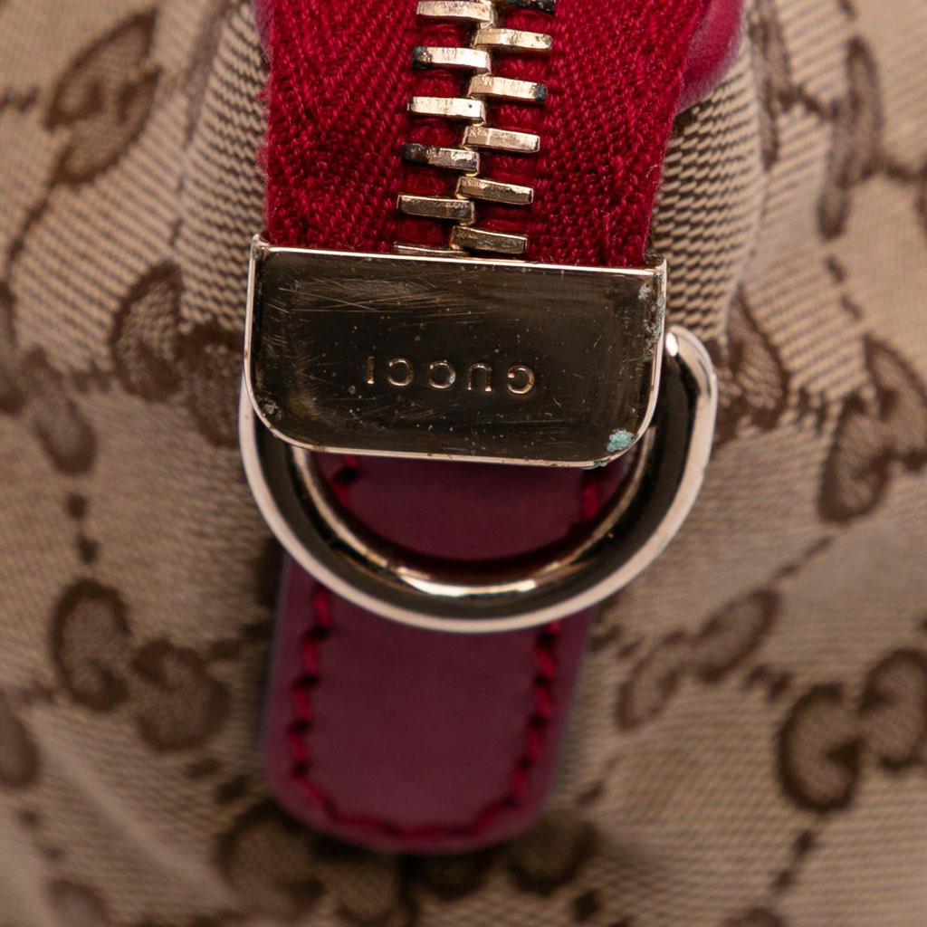 Gucci GG Canvas Heart Bit Satchel - Image 12