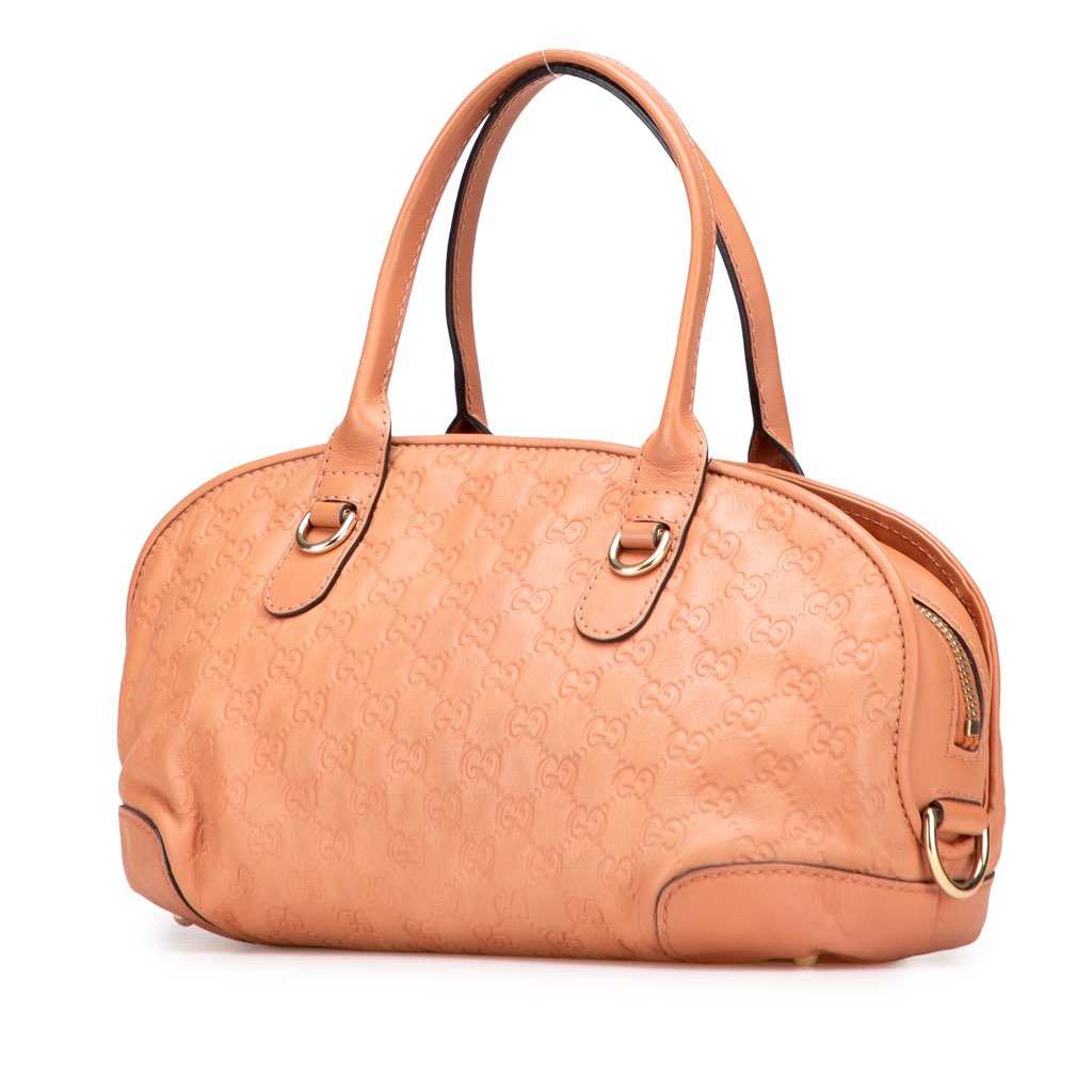 Gucci Guccissima Heart Bit Satchel - Back view