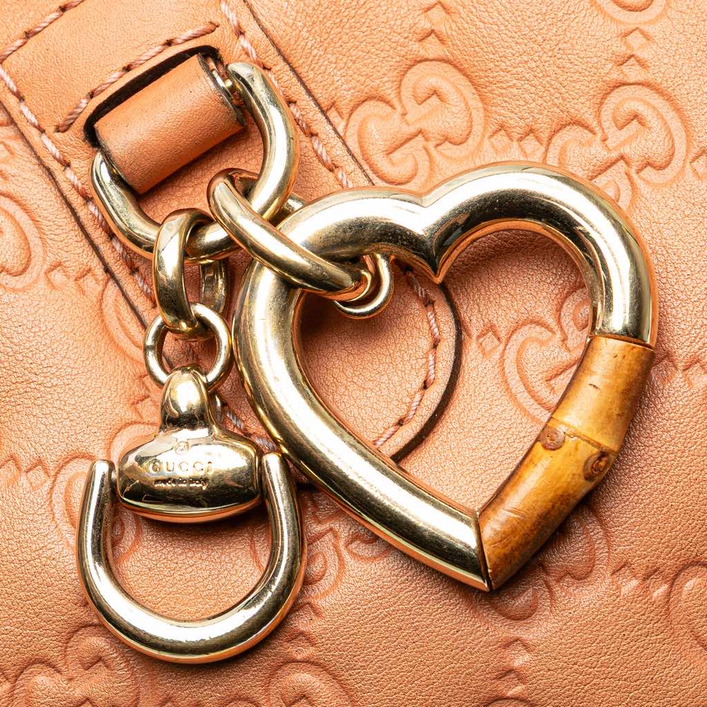 Gucci Guccissima Heart Bit Satchel - Image 10