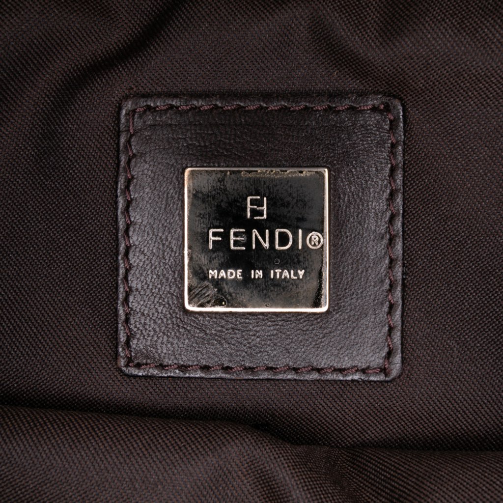 Fendi Pequin Coated Canvas Tote - 5