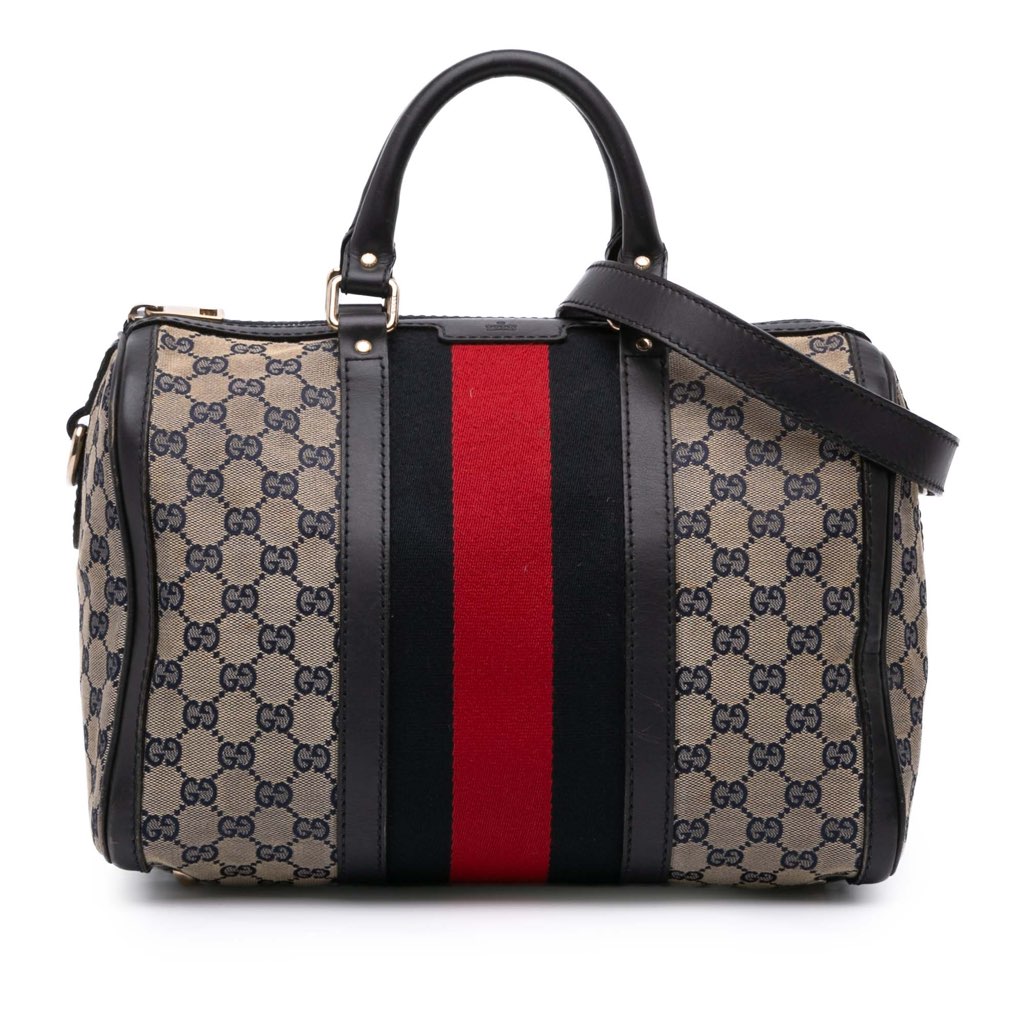 Gucci GG Canvas Web Joy Boston Bag