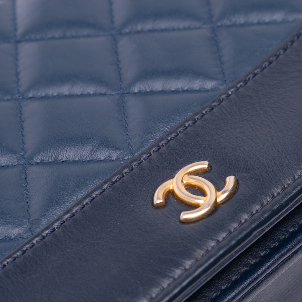 Chanel Quilted Aged Calfskin Gabrielle Wallet On Chain - Image 10