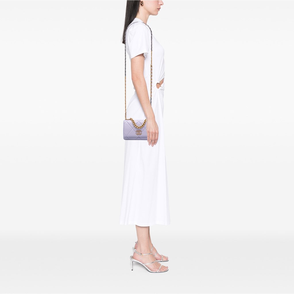 Chanel Quilted Lambskin 19 Wallet on Chain - Image 11