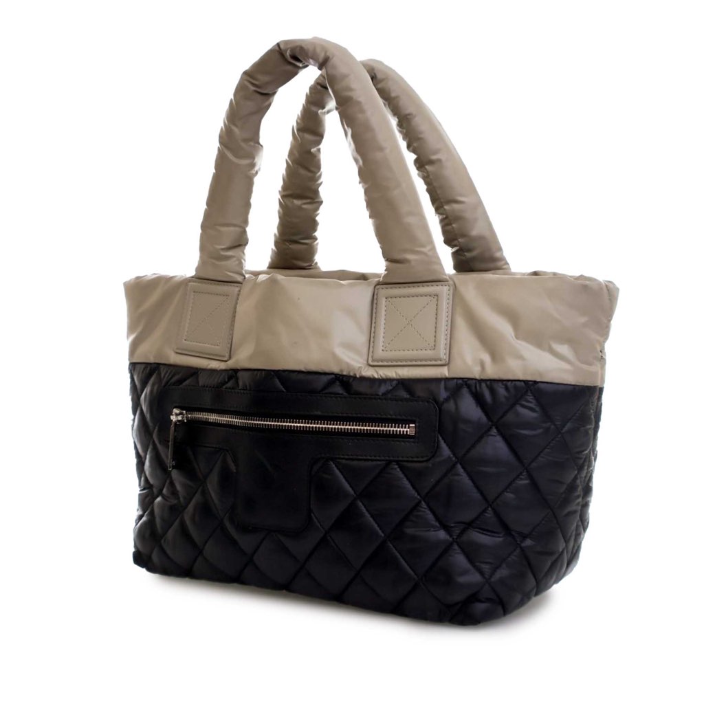 Chanel Small Quilted Nylon Coco Cocoon Tote - 2