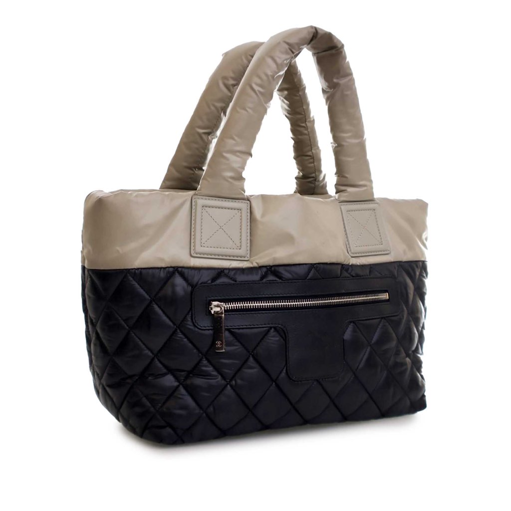 Chanel Small Quilted Nylon Coco Cocoon Tote - 3