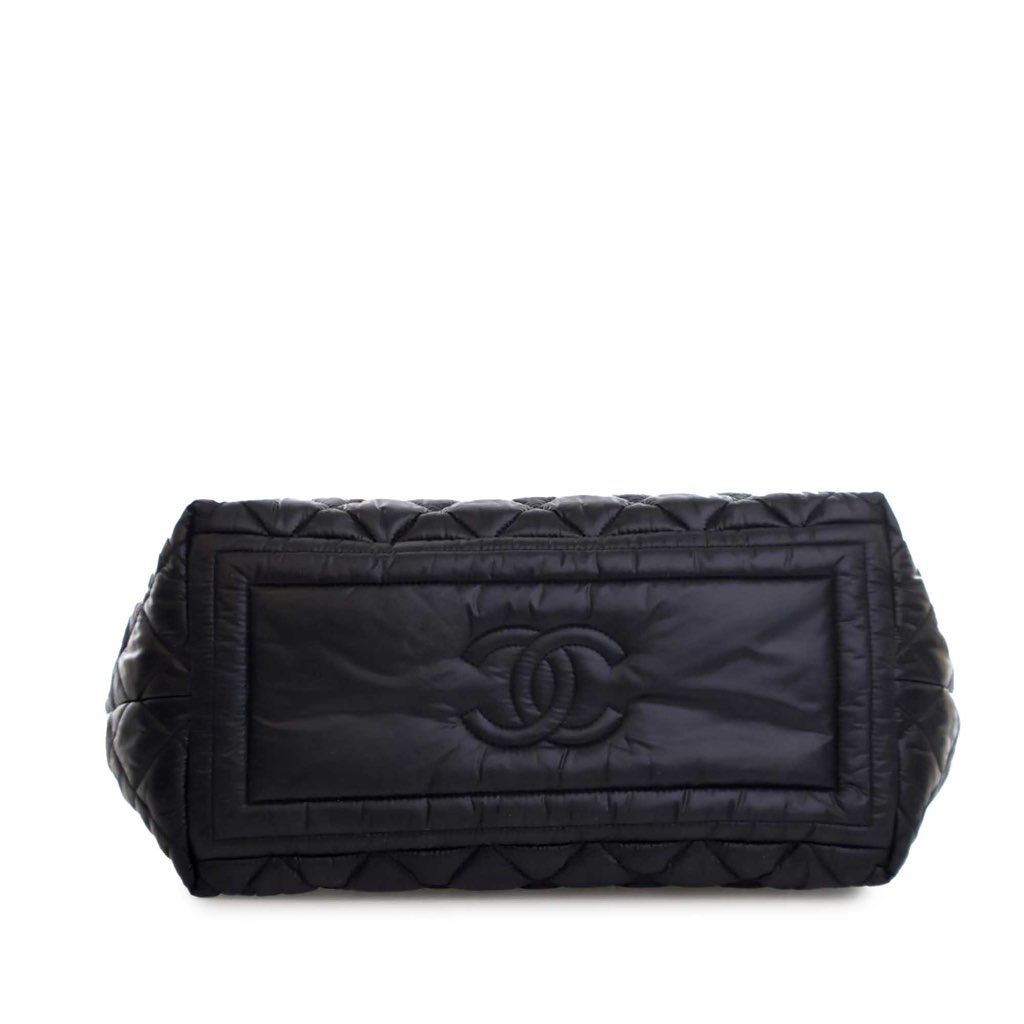 Chanel Small Quilted Nylon Coco Cocoon Tote - 4