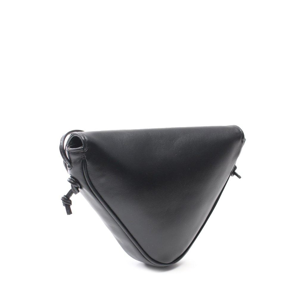 Celine Smooth Calfskin Logo Triangle Crossbody - Back view