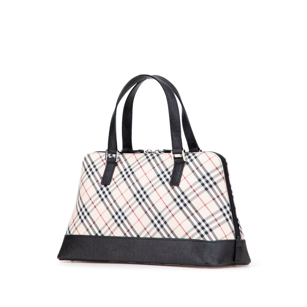 Burberry Nova Check Canvas Handbag - Back view