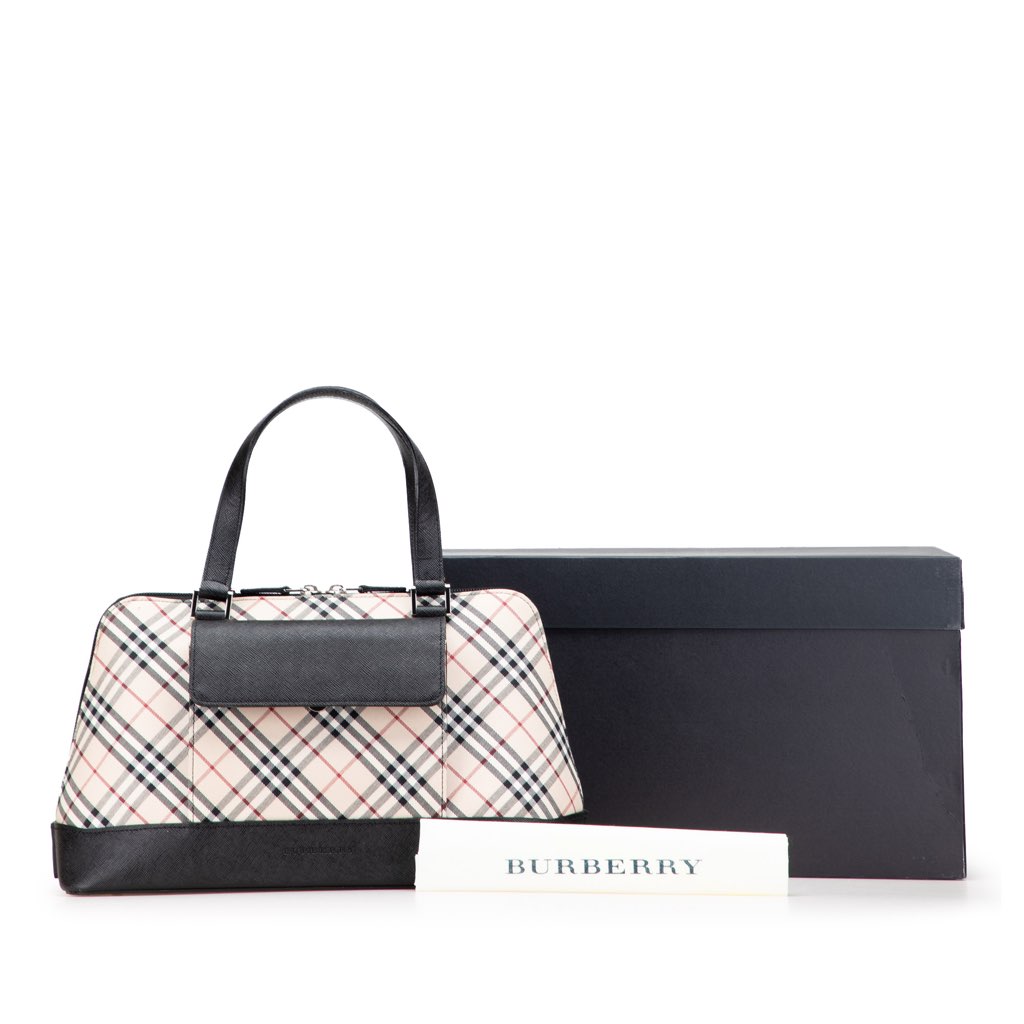 Burberry Nova Check Canvas Handbag - Image 15