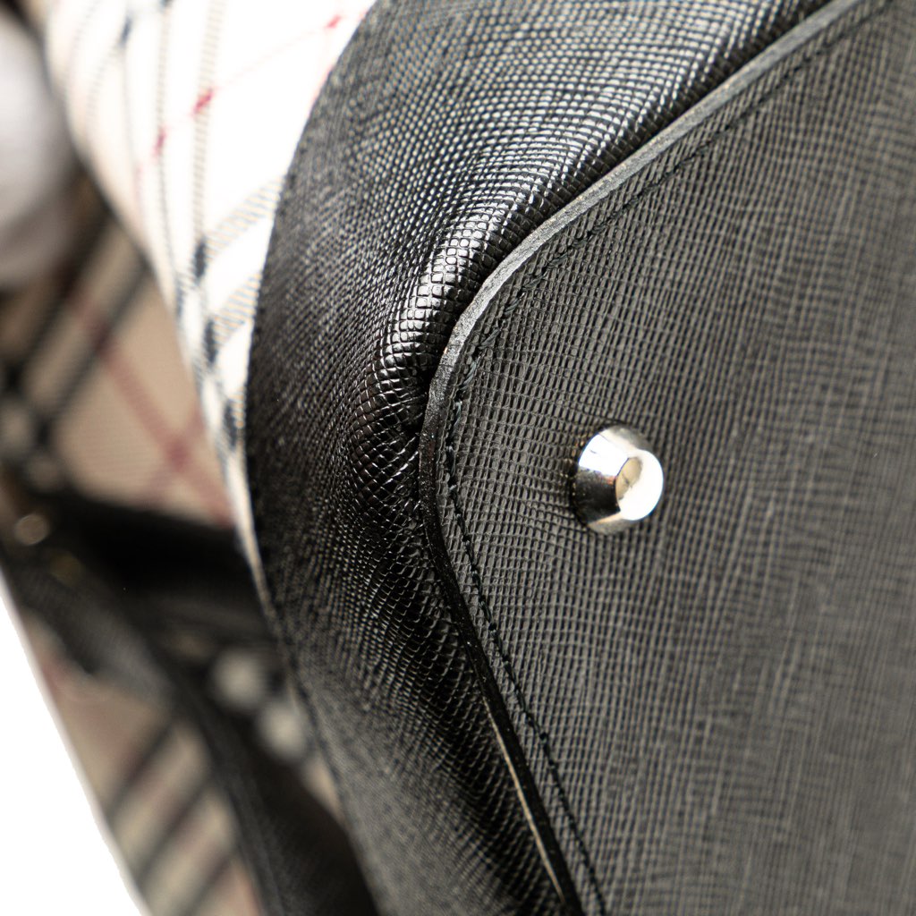 Burberry Nova Check Canvas Handbag - Image 10
