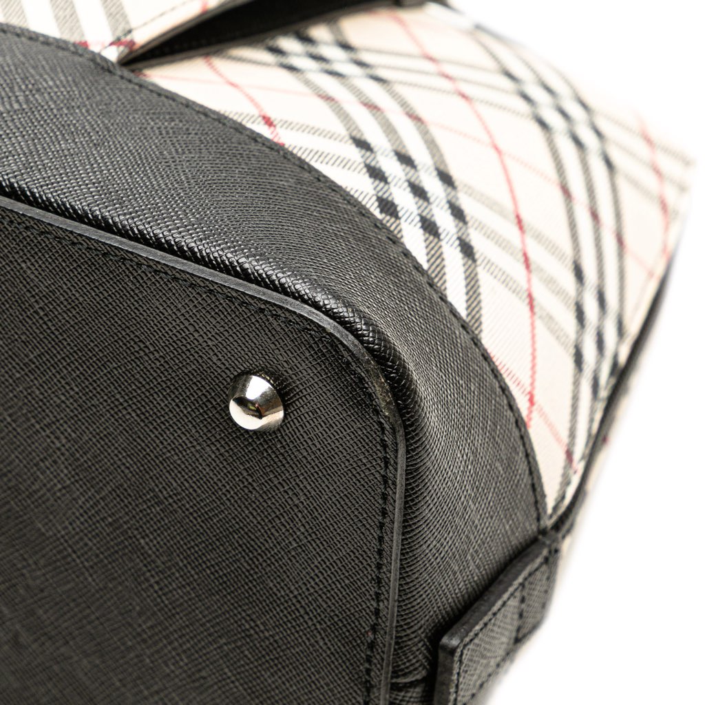 Burberry Nova Check Canvas Handbag - Image 11