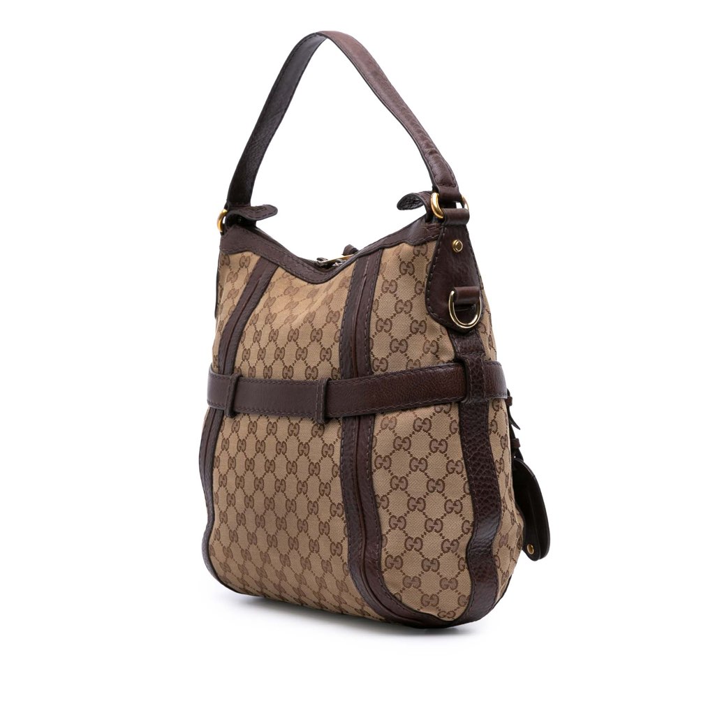 Gucci Medium GG Canvas Running Satchel - 2