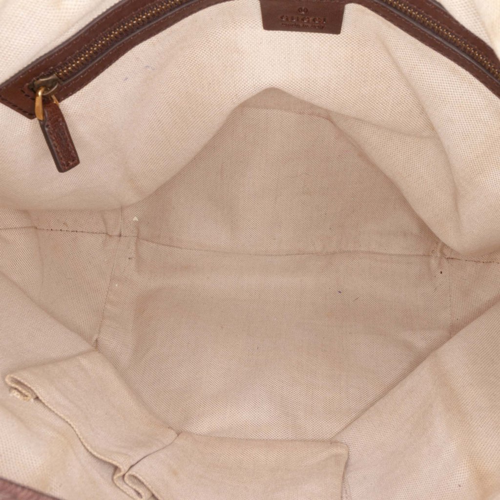 Gucci Medium GG Canvas Running Satchel - 4