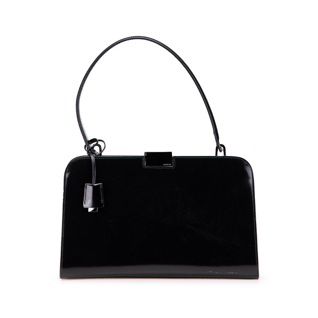 Gucci Patent Frame Handbag