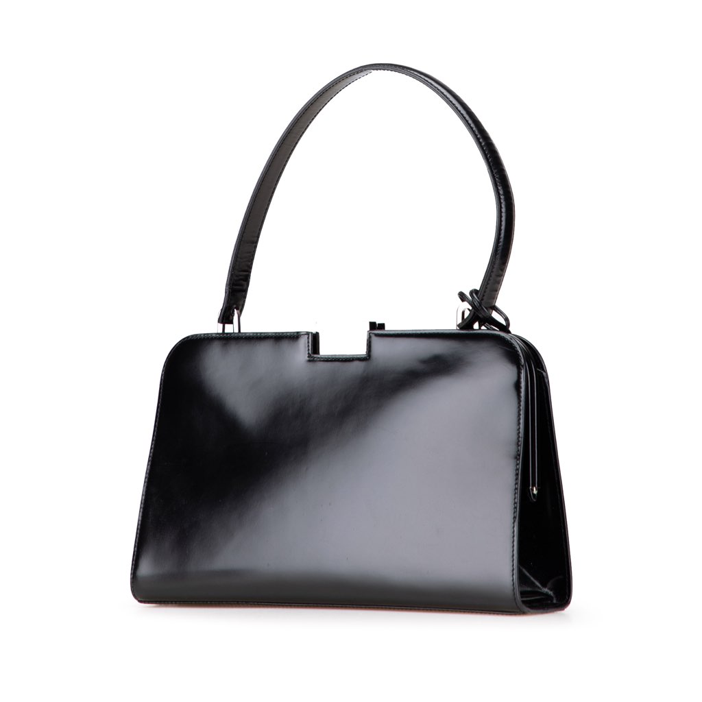 Gucci Patent Frame Handbag - 2