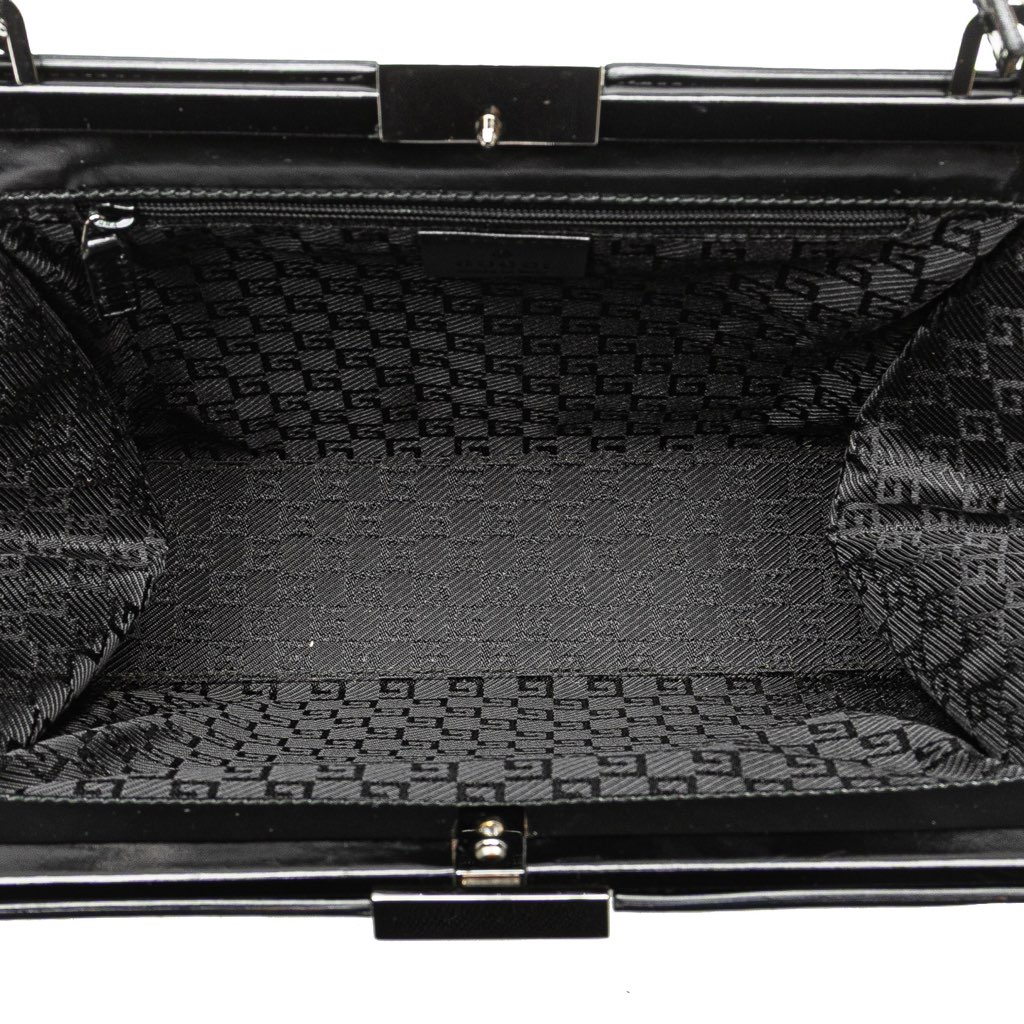 Gucci Patent Frame Handbag - 4