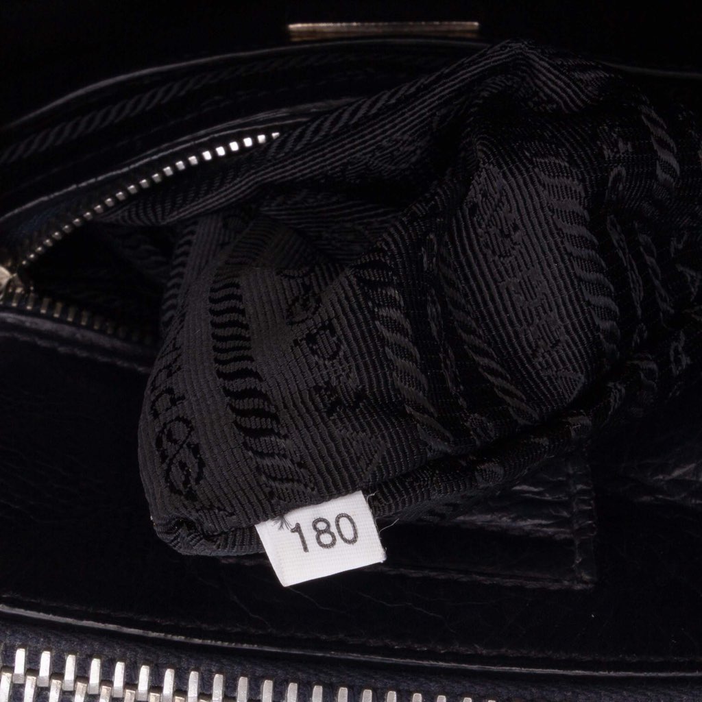 Prada Glace Calf Twin Pocket Satchel - 5