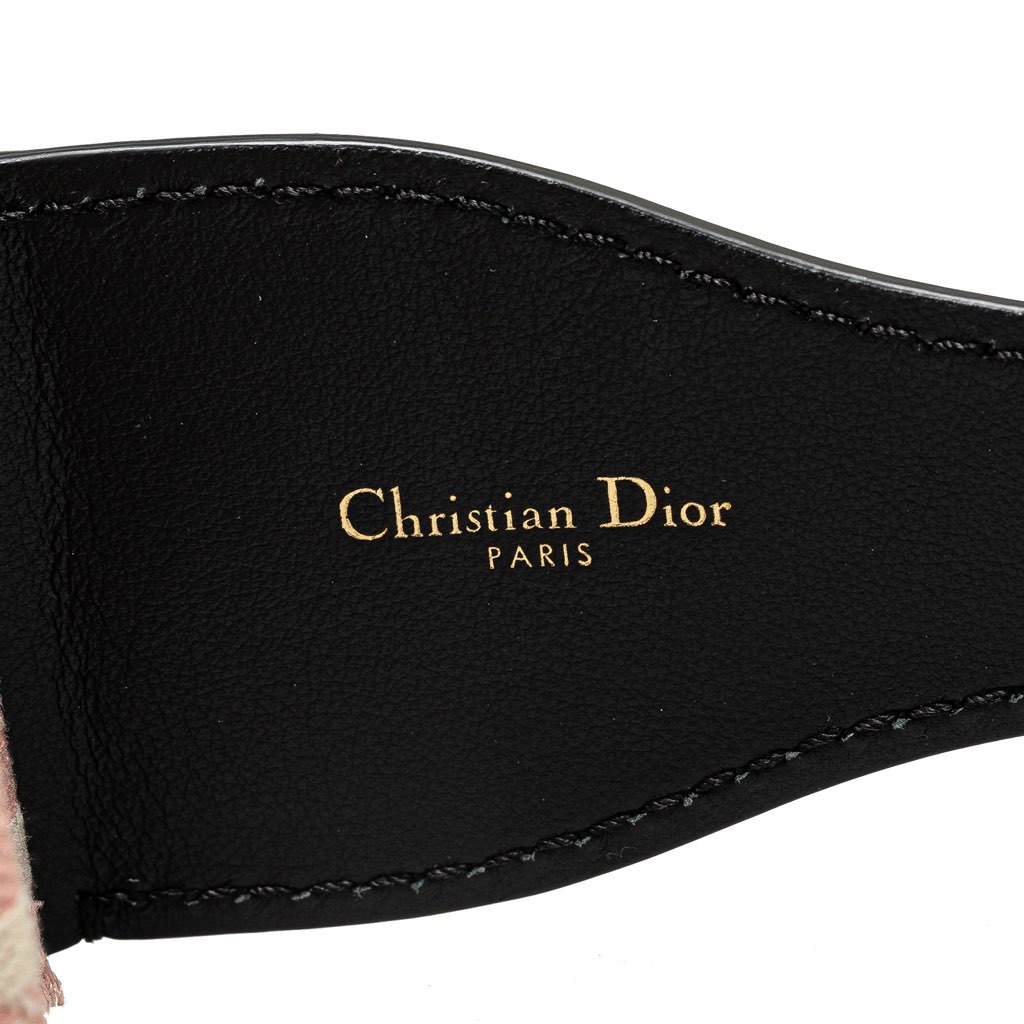 Dior Wide Embroidered Canvas Waist Belt - 4